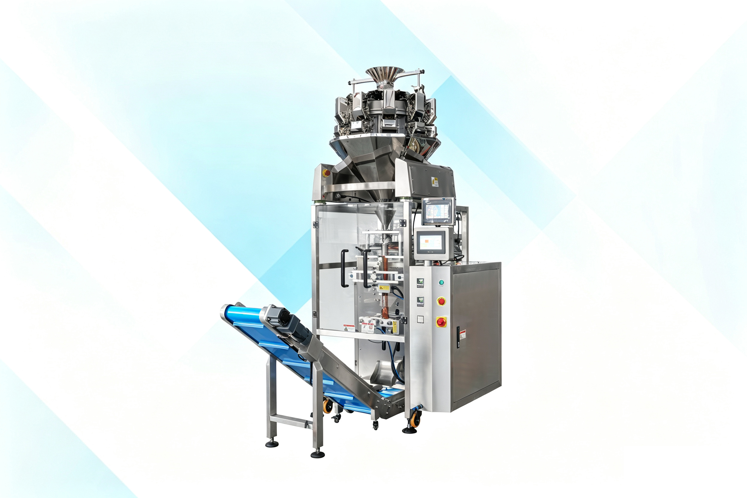 Multi-Head Weigher Box Motion Integrated VFFS Packaging Machine