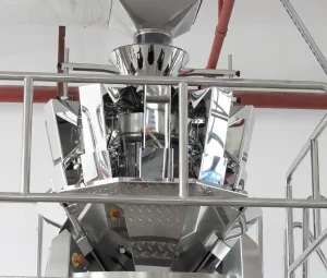 Puffed Food Nuts Packaging Machine With Nitrogen Flushing