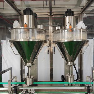 Automatic Dual-Lane 2-Head Powder Filling Machine