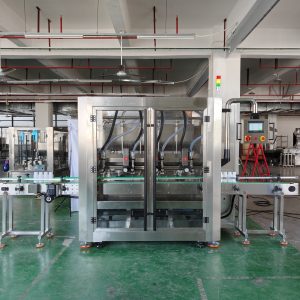4-Head Mobile Tracking Filling Machine
