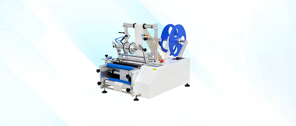 Semi-Automatic Horizontal Round Bottle Labeling Machine