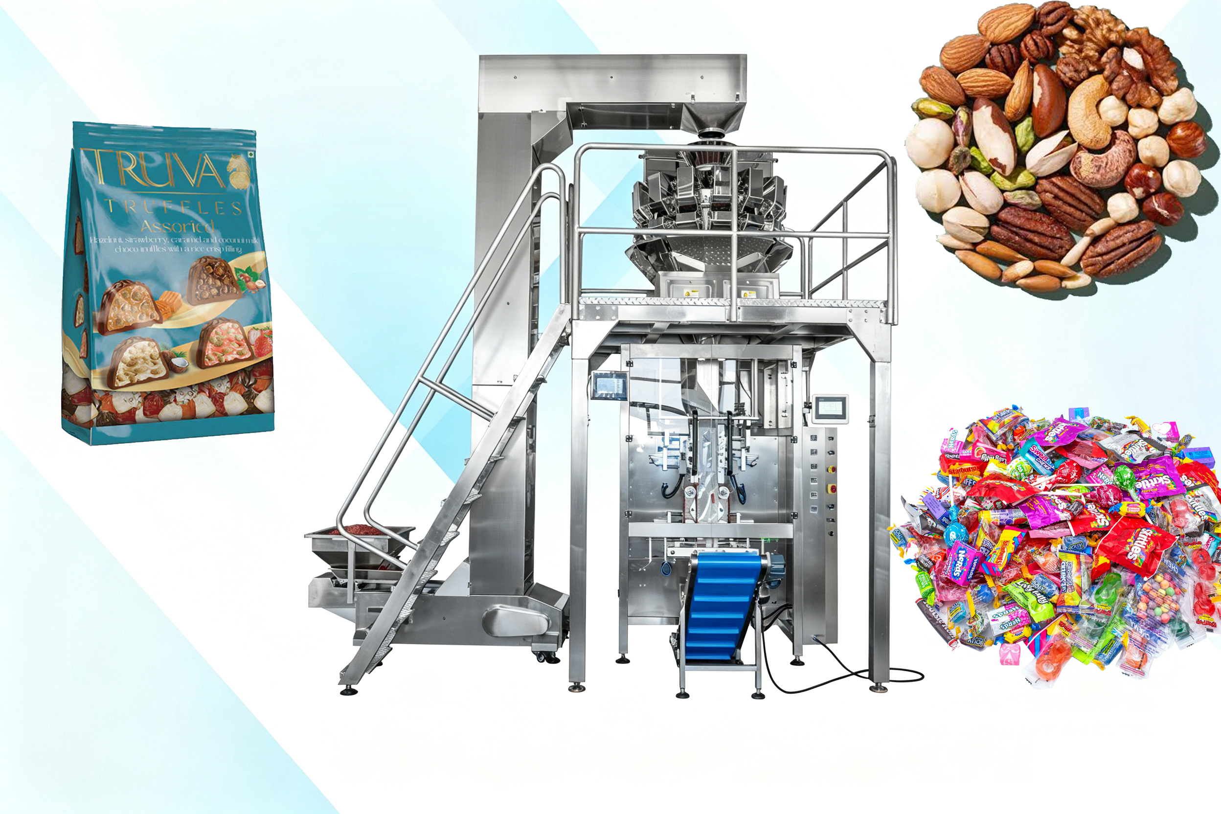 LKB-720A Multi-Head Weigher Granules Quadro Bag Packaging Machine