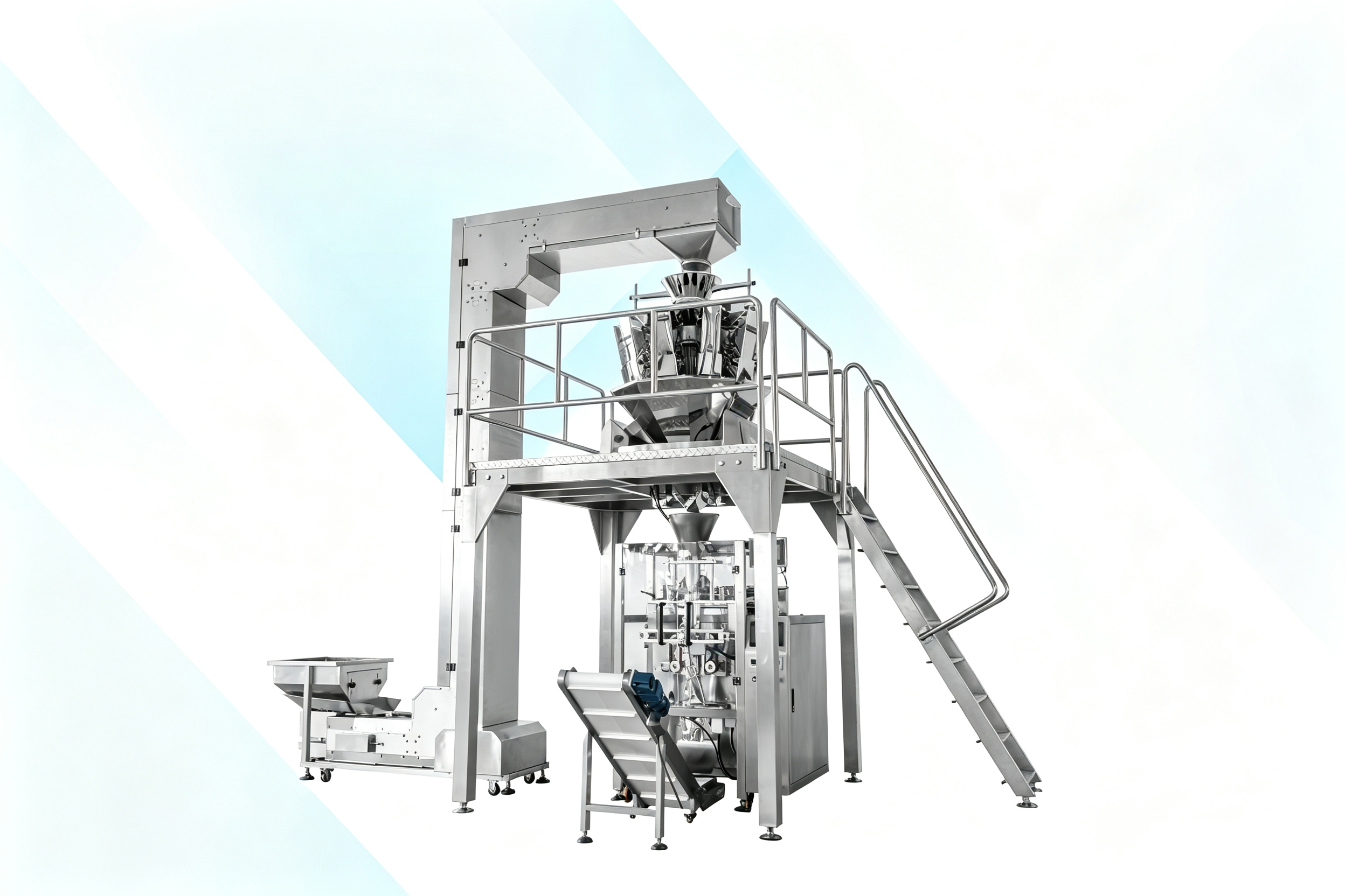 Puffed Food Nuts Packaging Machine With Nitrogen Flushing