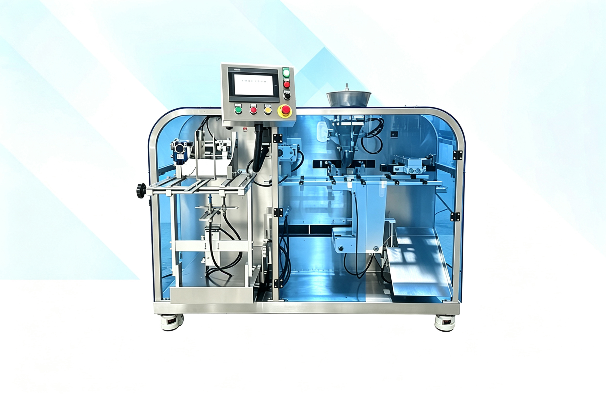 New Design Granules/Powder Liquid Horizontal Doypack Machine