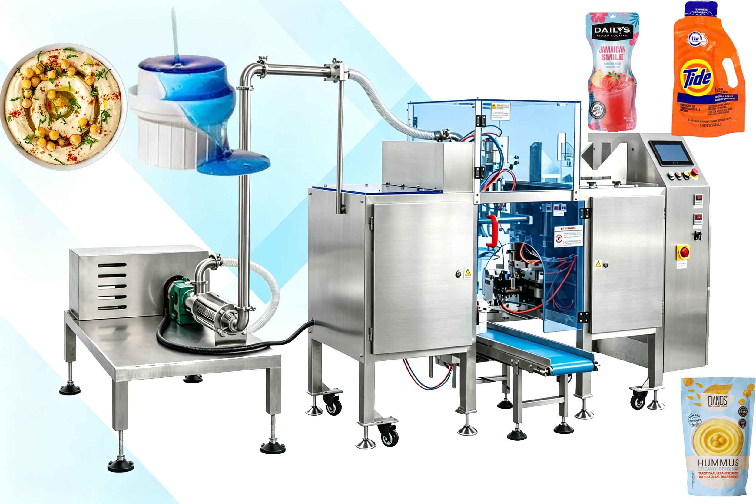 Automatic Ketchup Juice Paste Filling Premade Mini Doypack Packing Machine