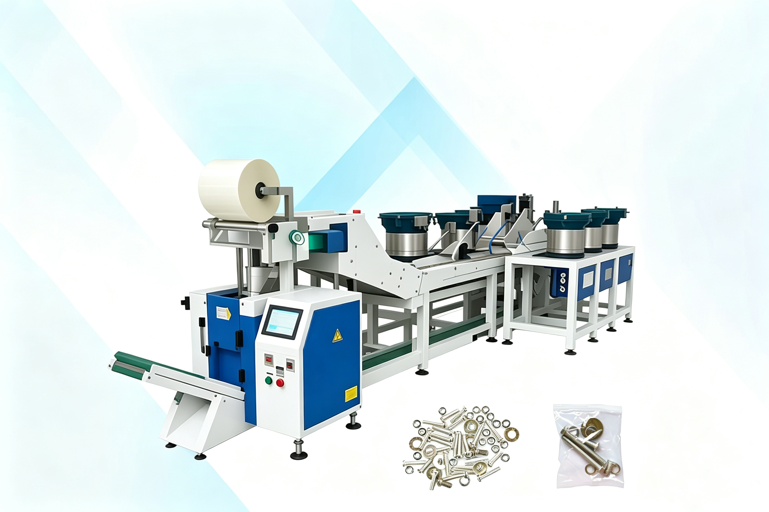 Automatic Toy Cabinet Lighting Hardware Accessories Packaging Machine