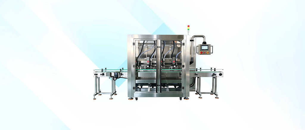 4-Head Mobile Tracking Filling Machine