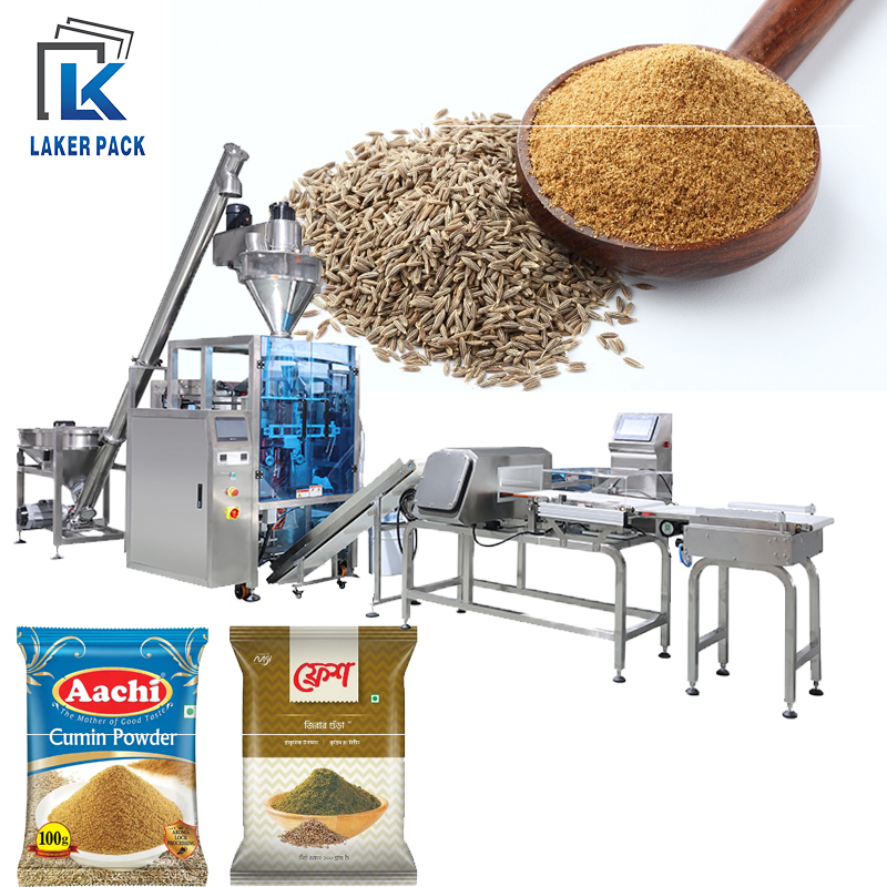 Dust-Free Powder Packaging Machine With Metal&Weight  Detector