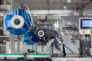 Automatic Flat Surface Labeling Machine