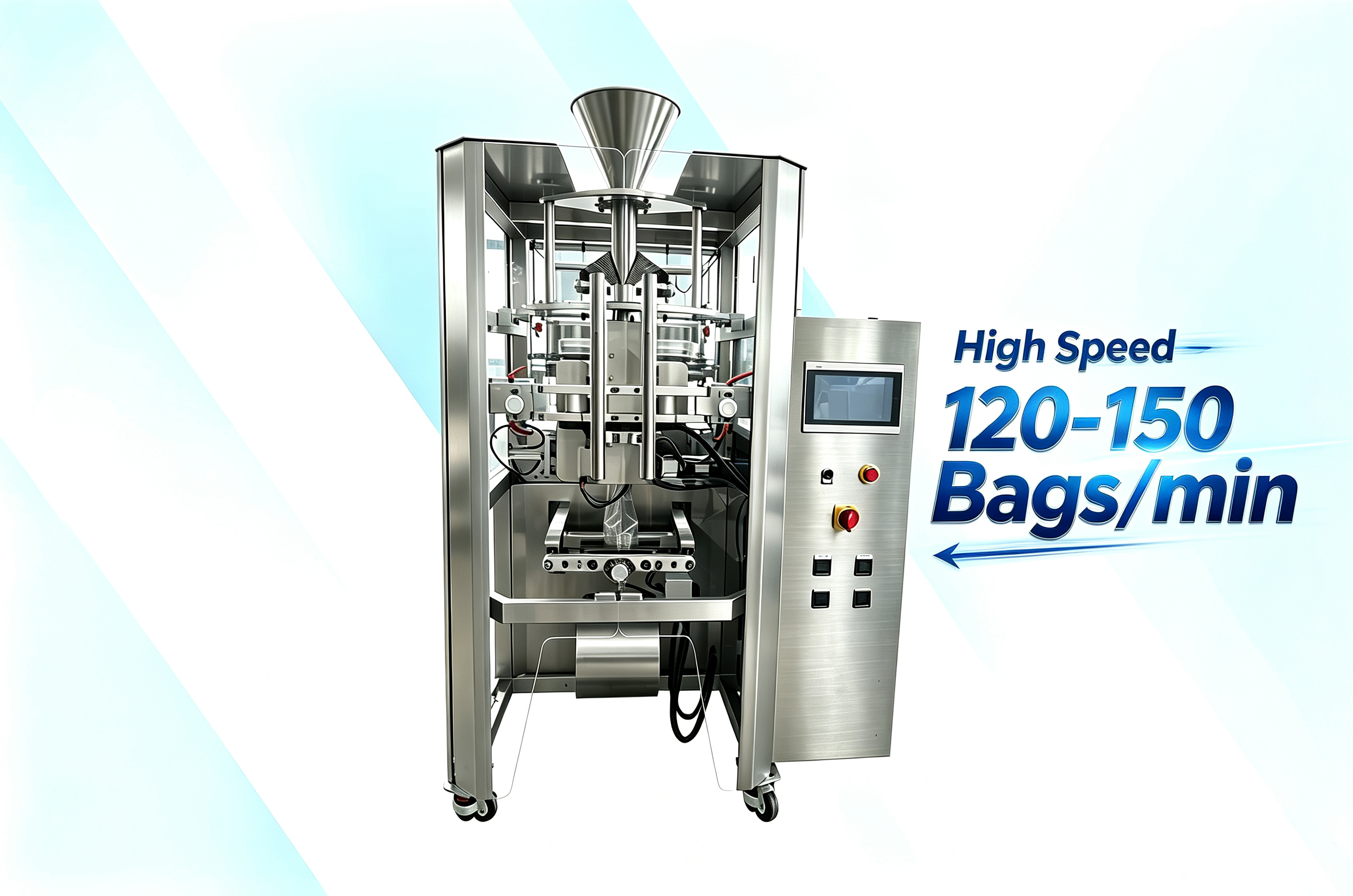 LKW-520 High Speed VFFS Packaging Machine With 120-150 Bags/min