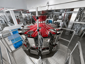 150 Bags/min Continuous High Speed Granules VFFS Packaging Machine