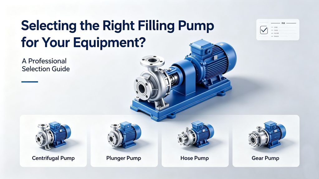 How to Choose the Right Filling Pump for Your Bottle Filling Equipment? A Professional Selection Guide