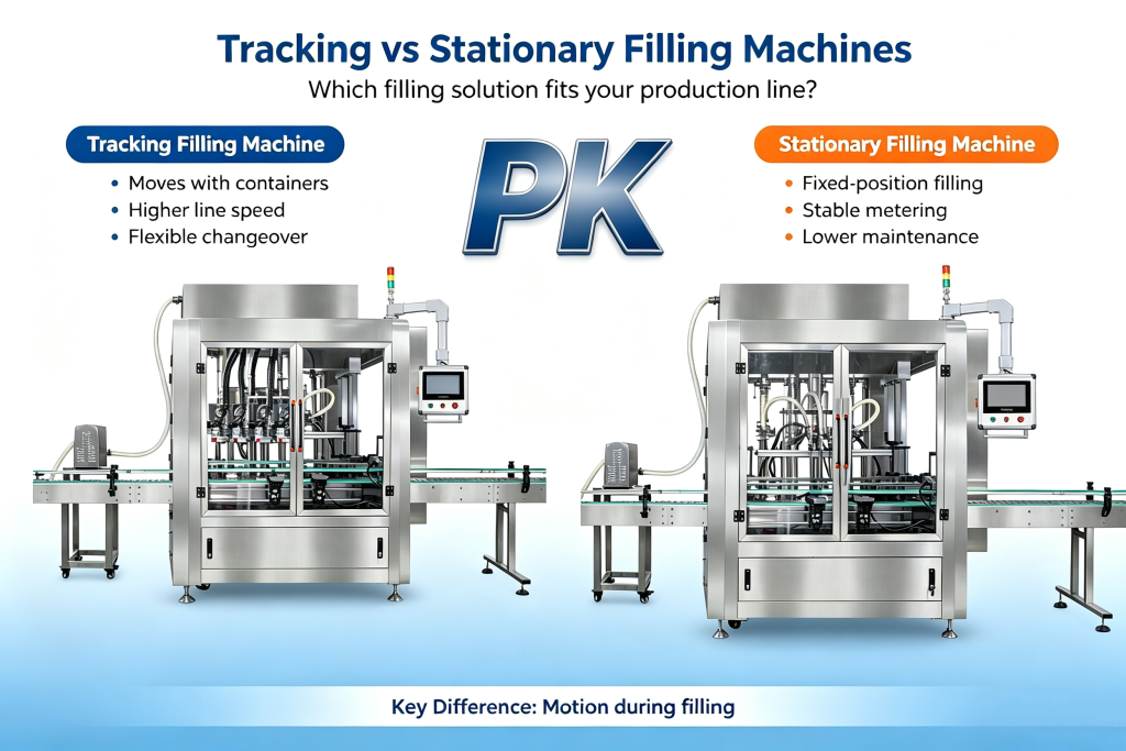 Tracking vs. Fixed Filling Machines: What’s the Difference?